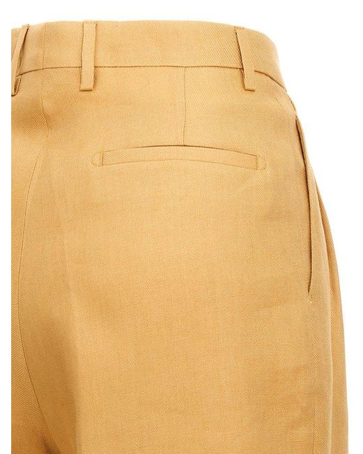 Tagliatore Yellow 'B-Effie' Bermuda Shorts