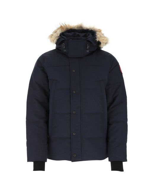 Canada Goose Synthetic Wyndham Parka in Navy (Blue) for Men | Lyst
