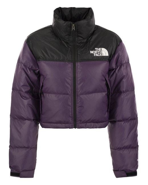 The North Face Purple 1996 Retro Nuptse Short Down Jacket