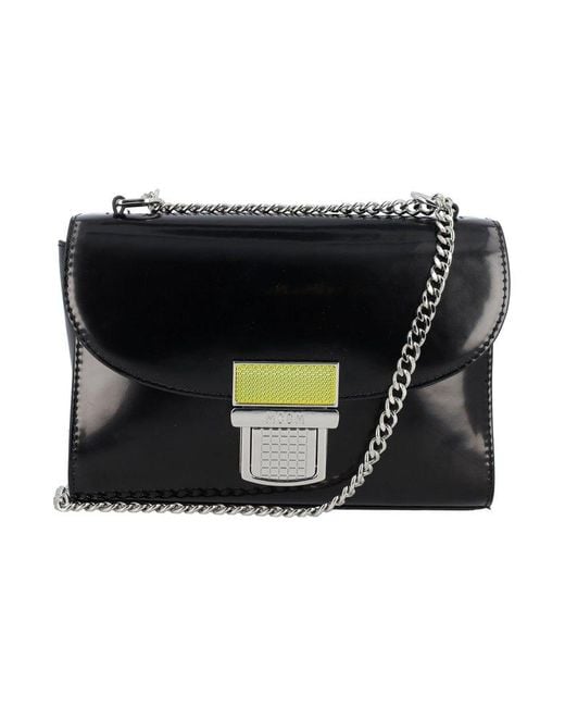 MSGM Black Mini Clic Bag