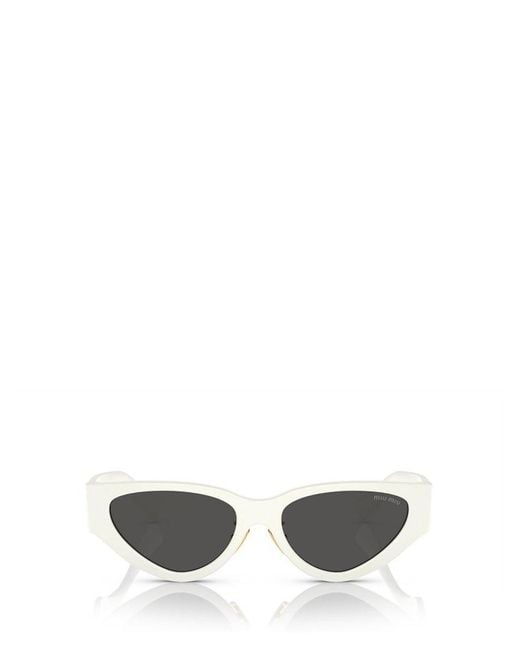 Miu Miu White Sunglasses for men