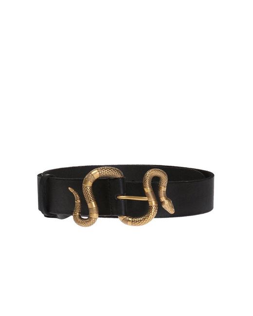 Gucci Black Leather Belt for men
