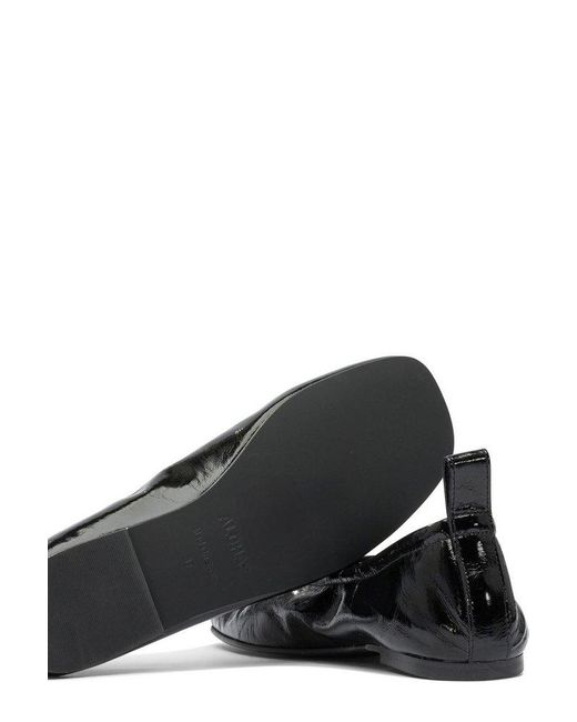 Alohas Black Rosalind Onix Leather Ballet Flats