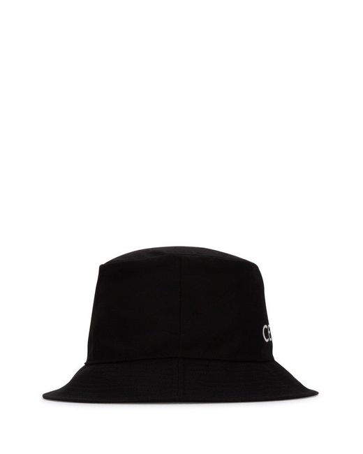 Celine Cotton Logo Print Bucket Hat in 