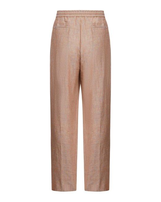 Etro Natural Regular & Straight Leg Pants for men