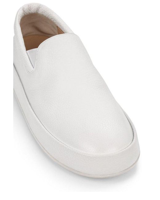 Marsèll White Cassapelle Slip-On Sneakers for men
