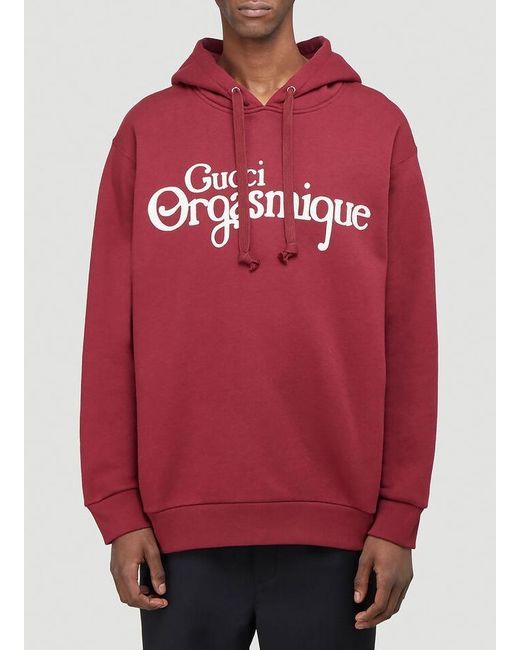 Gucci Red Orgasmique Print Sweatshirt for men