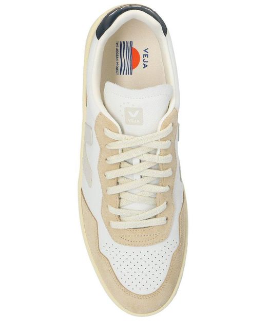 Veja White ‘V-90’ Sneakers