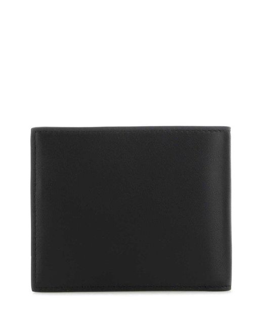 Off-White c/o Virgil Abloh Black Quote Leather Bi-fold Wallet for men