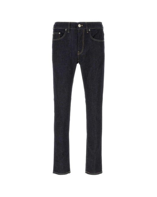 PT Torino Blue Classic Tailored Pants for men