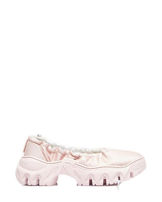 Rombaut Pink Boccaccio Ii Aura Lace-up Sneakers