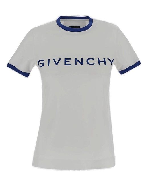 Givenchy Gray Archetype Crewneck T-shirt