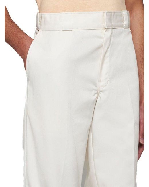 Dickies White Relaxed Fit Pants for men