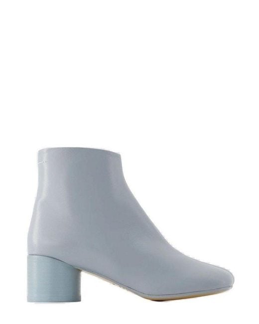 MM6 by Maison Martin Margiela Gray 6 Anatomic 50 Ankle Boots
