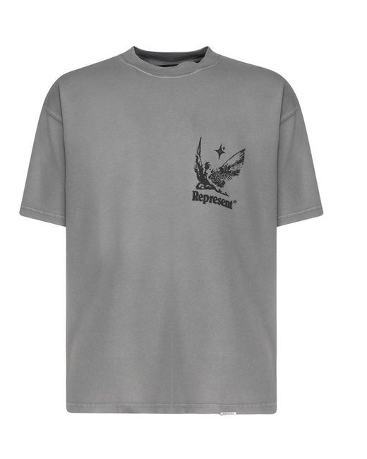 Represent Gray T-Shirt Spirit Of Summer for men