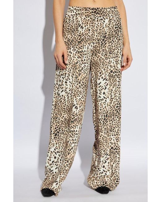 Gestuz Natural Relaxed Fit Patterned Pants