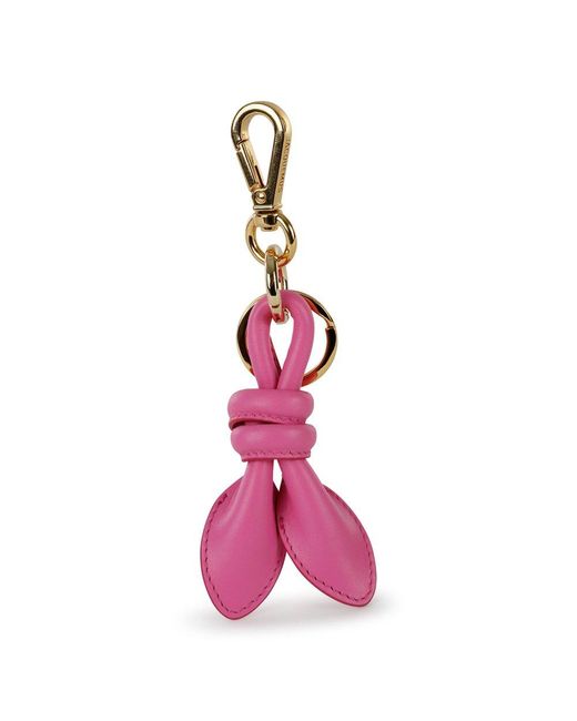 Jacquemus Pink Twisted Key Ring