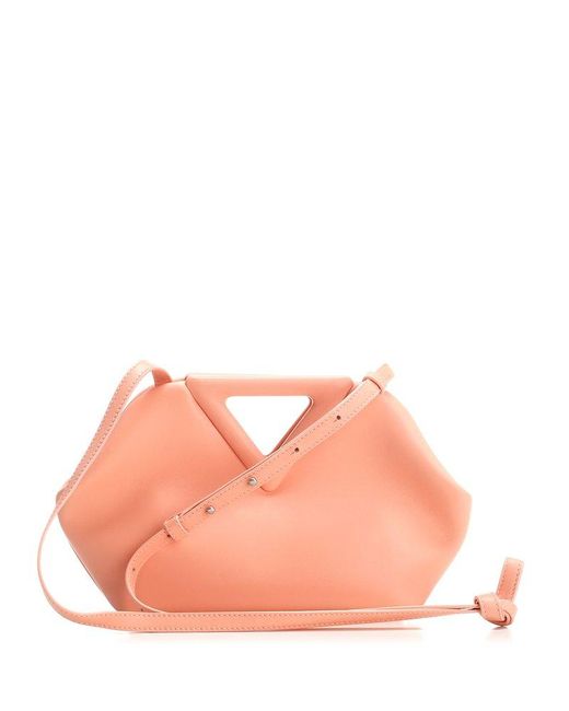 Bottega Veneta Pink Small Point Top Handle Bag