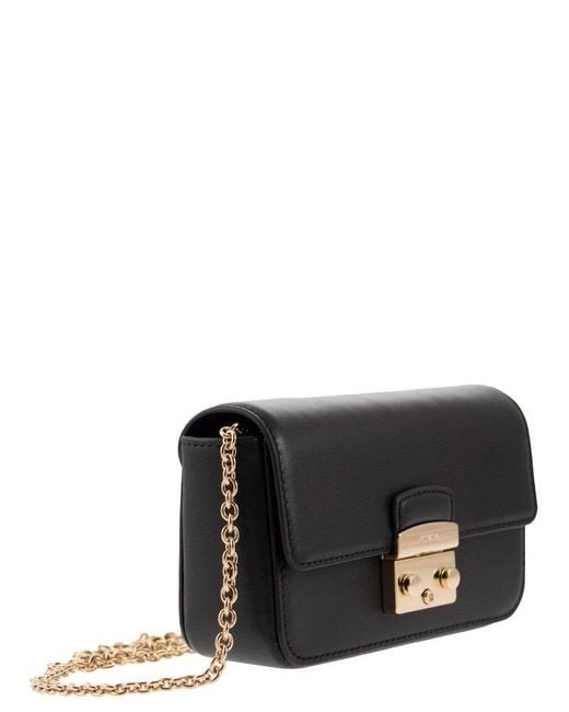 Furla Metropolis Mini Crossbody Bag in Black Lyst