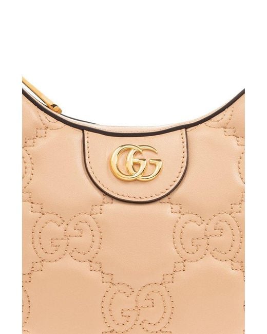 Gucci Natural Quilted Shoulder Bag