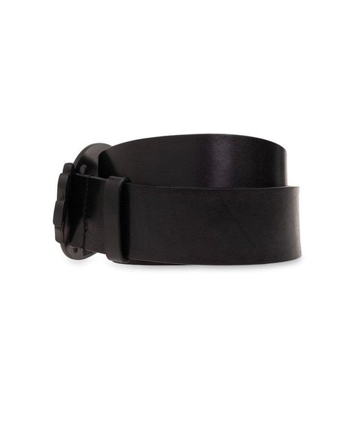 DSquared² Black Logo-buckle Belt for men