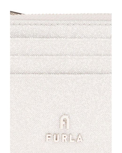 Furla White ‘Camelia Small’ Card Holder