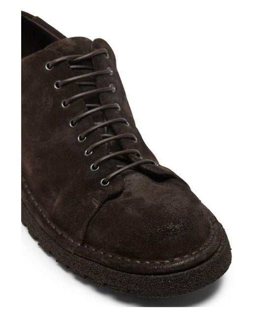 Marsèll Black Pallottola Pomice Derby Shoes for men