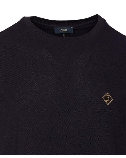 Herno Blue T-Shirts And Polos for men
