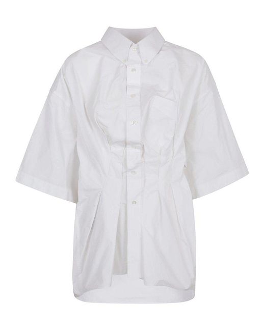 Maison Margiela White Short-sleeved Shirt
