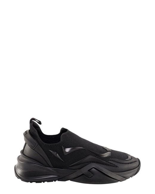 Fendi Flow Mesh Running Sneakers in Black for Men Lyst Canada
