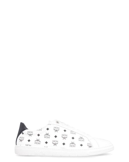 mcm sneakers white