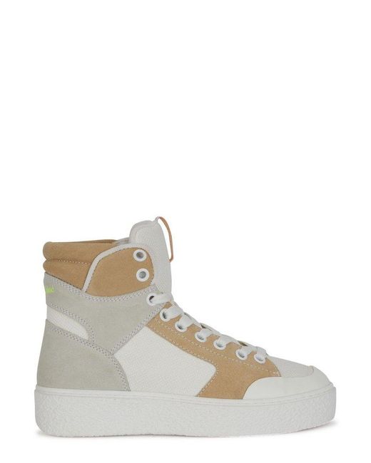 See By Chloé Brown High-top Lace-up Sneakers