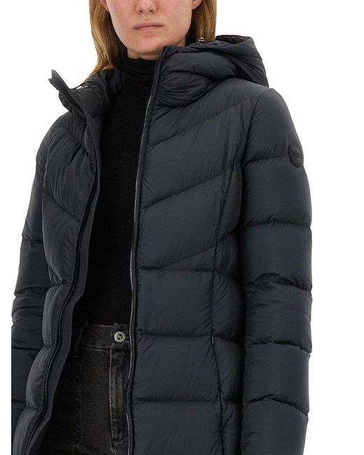 Colmar Black Puffer Jacket With Logo