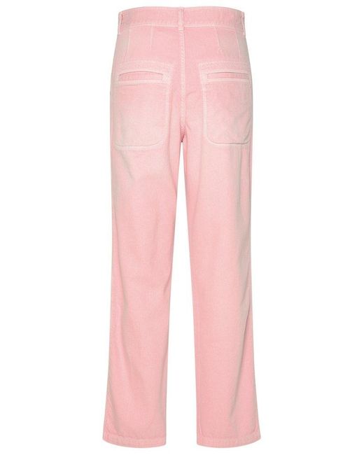 Isabel Marant Pink 'Juliette' Cotton Trousers