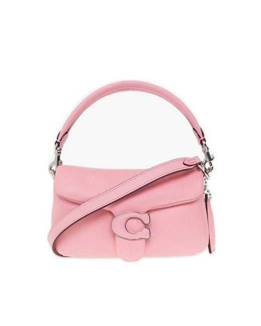 COACH Pink Tabby Pillow Leather Shoulder Bag