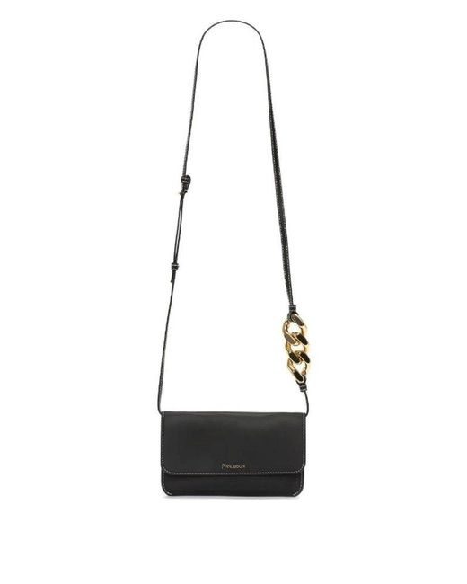JW Anderson Chain Detailed Crossbody Bag in White | Lyst UK