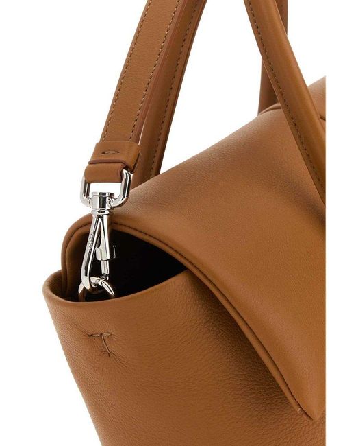 Tod's Brown Small Di Top Handle Bag