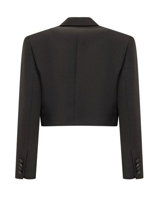 Dolce & Gabbana Black Cropped Blazer