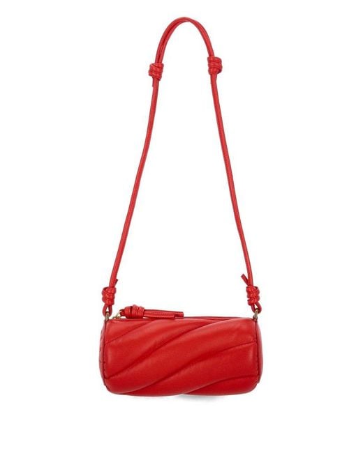 Fiorucci Red Quilted Shoulder Bag