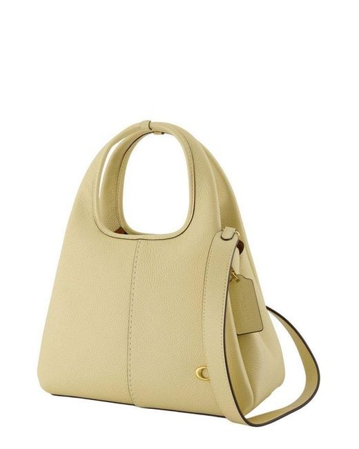 COACH Metallic Lana 23 Logo Plaque Shoulder Bag