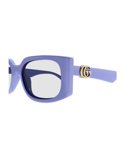 Gucci Blue Gg1534S Linea Gg Logo Sunglasses