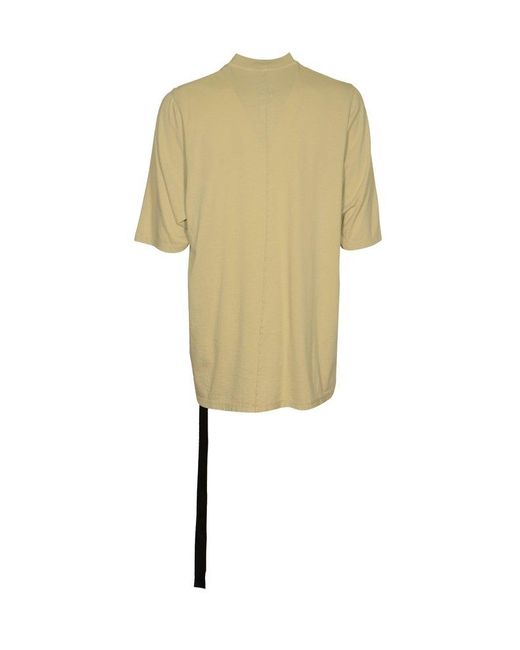 Rick Owens Yellow Jumbo Crewneck T-shirt for men