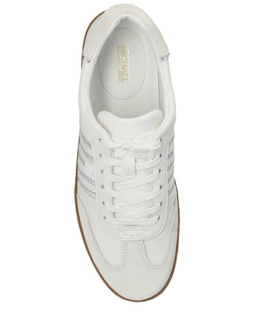 MICHAEL Michael Kors White Scotty Sports Lace-Up Shoes