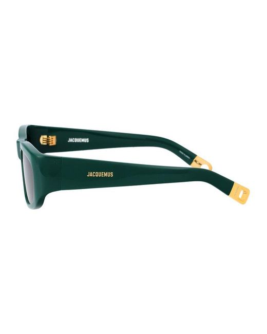 Jacquemus Green Rectangle Frame Sunglasses