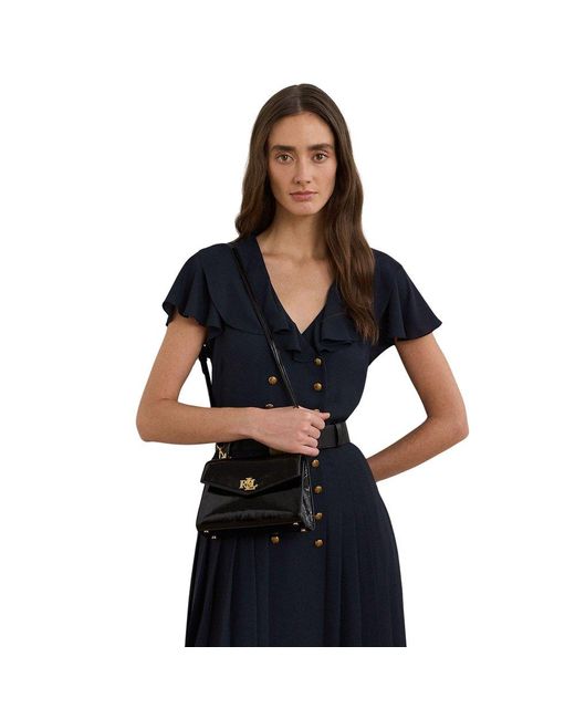 Ralph Lauren Black Flap Crossbody