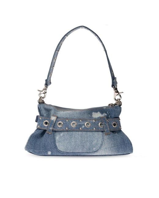 DSquared² Blue 'ghotic' Shoulder Bag,