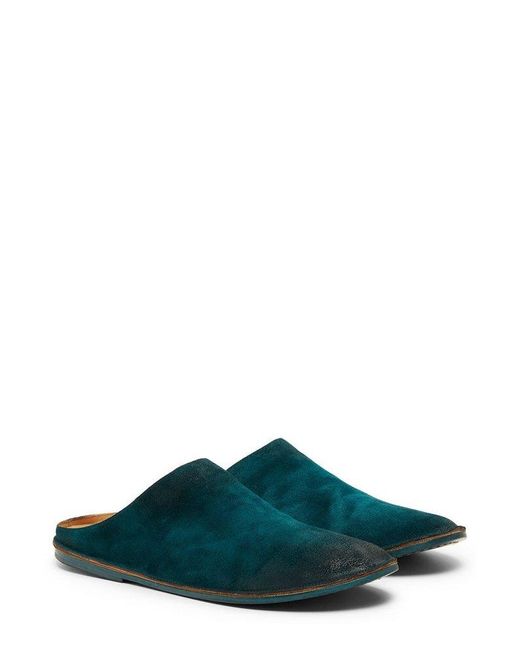 Marsèll Green Strasacco Round-toe Slippers for men
