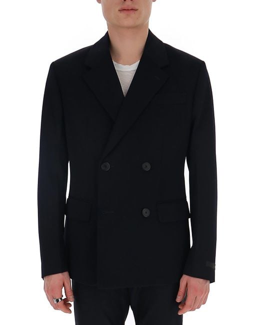 prada double breasted blazer
