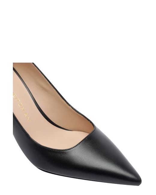 Stuart Weitzman Black Stuart Power 75 Pumps