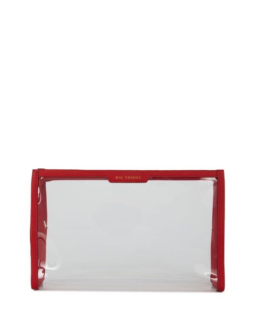 Anya Hindmarch Big Things Pouch In Red Lyst 